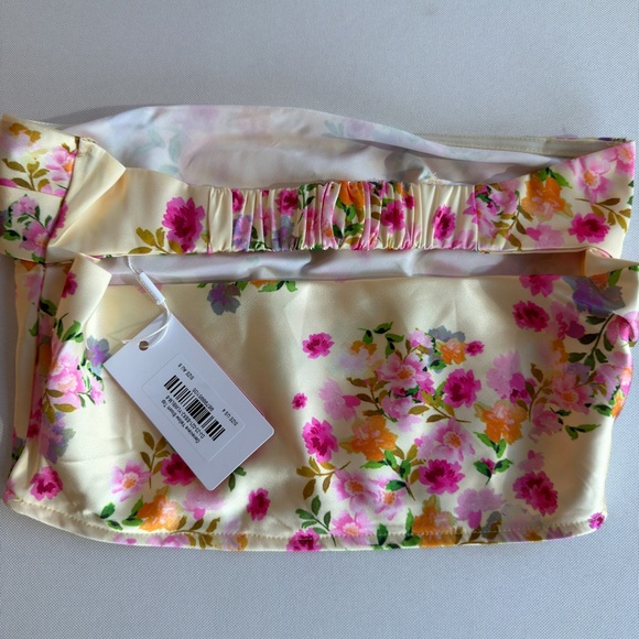 NWT Beginning Boutique Genevieve Yellow Bloom Top - Picture 9 of 11